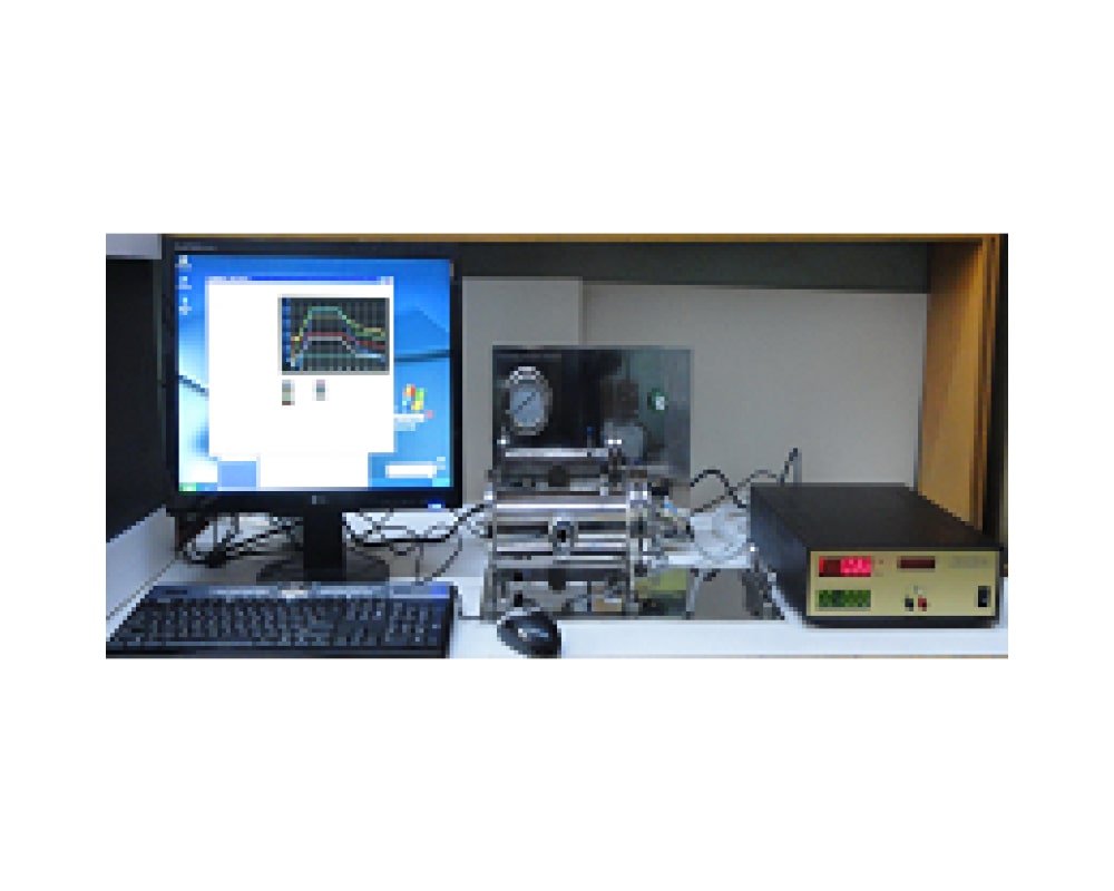 High Speed Scanning Electrothermography Setup (HS SET-3) with Low and High Pressure Reactors